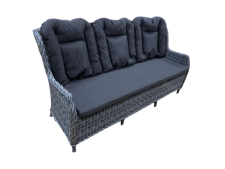 Диван плетеный для уличных кафе и ресторанов